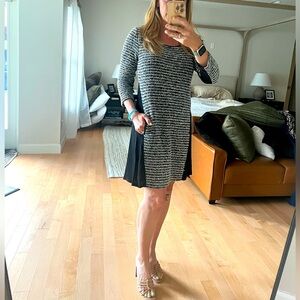 Anthropologie Dresses: Maeve Tweed and Black Dress size Small